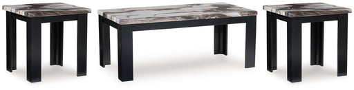 Jazmore - Dark Brown - Occasional Table Set (Set of 3) - Simple Home Plus