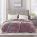 Heated Plush - Blanket - Lavender - Simple Home Plus