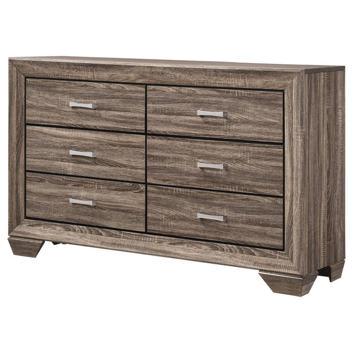 Kauffman - 6-Drawer Dresser - Simple Home Plus