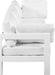 Nizuc - Outdoor Patio 3 Seat Modular Sofa With White Frame - Simple Home Plus