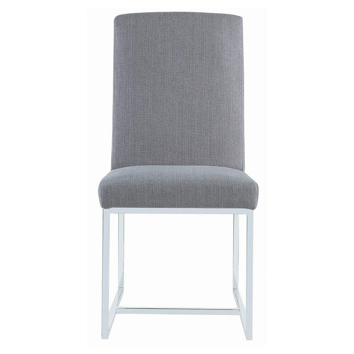 Mackinnon - Upholstered Dining Side Chair (Set of 2) - Gray - Simple Home Plus