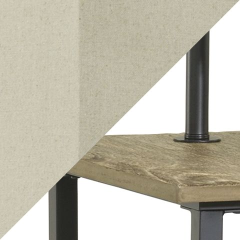 Shianne - Metal Tray Lamp  - Black - Simple Home Plus