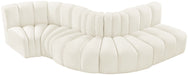 Arc - Velvet 5 Piece Modular Sofa - Simple Home Plus