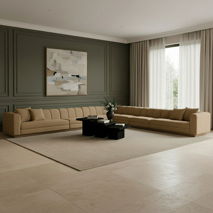 Modari - Sectional - Brown - Simple Home Plus