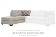 Mahoney - Laf Corner Chaise - Pebble - Simple Home Plus