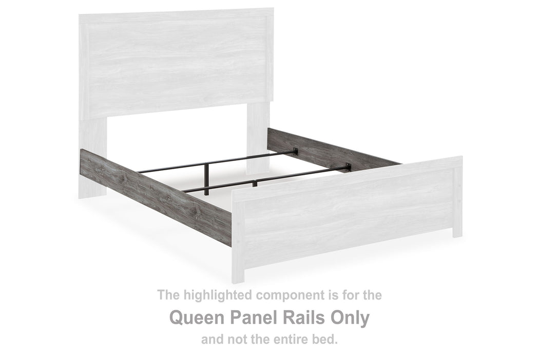 Bronyan - Queen Panel Rails - Dark Gray - Simple Home Plus