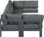 Nizuc - Outdoor Patio 6 Piece Modular Sectional With Gray Frame - Simple Home Plus