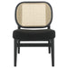 Rayo - Rattan Cane Back Accent Chair With Padded Seat - Simple Home Plus