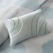 Knowles - Twin Complete Comforter And Sheet Set - Aqua - Simple Home Plus