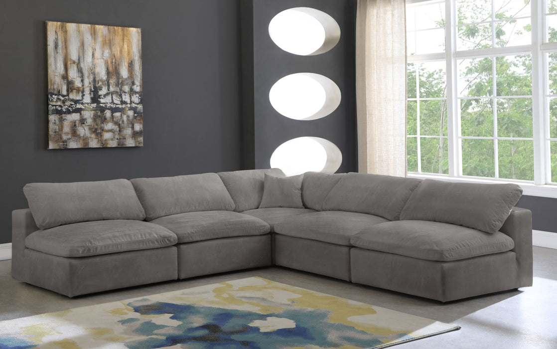 Cozy - 5 Piece Modular Corner Armless Sectional - Simple Home Plus