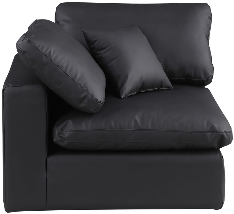 Comfy - Faux Leather Corner Chair - Simple Home Plus