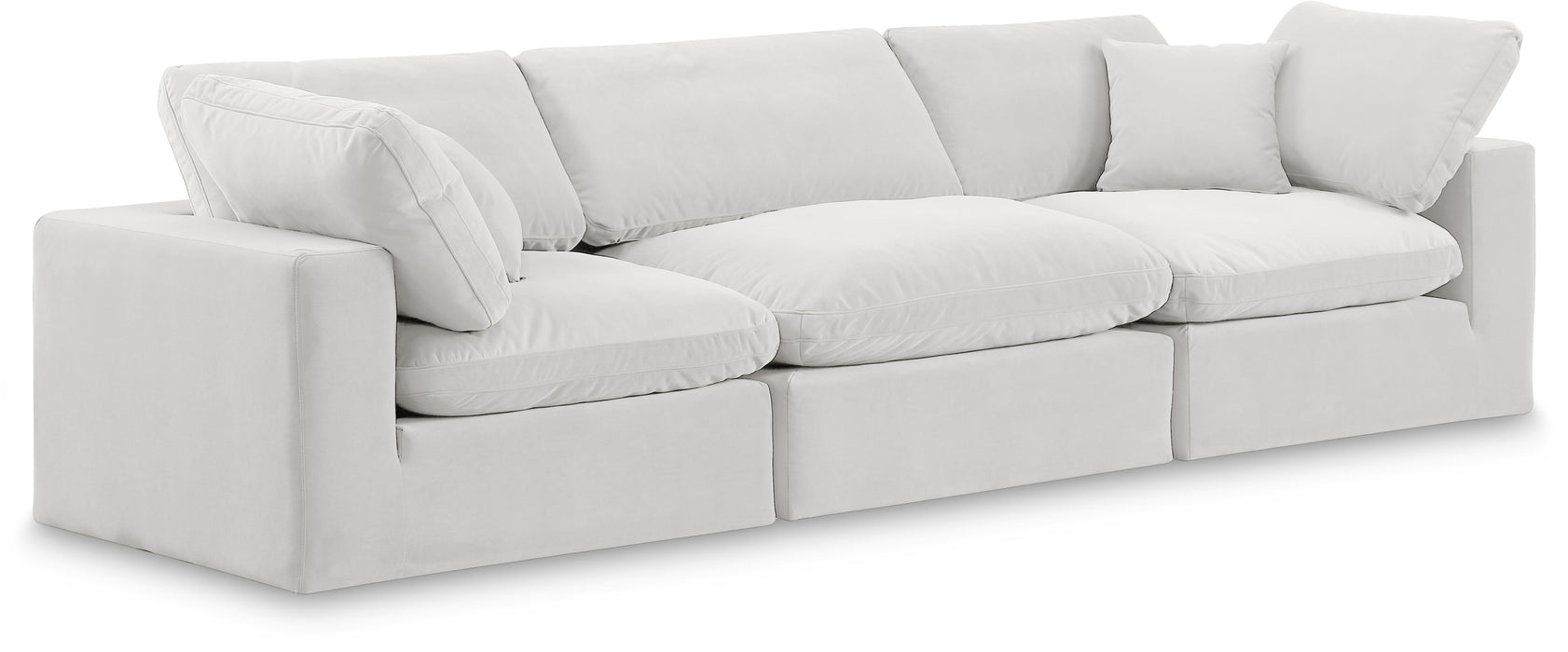 Comfy - Velvet Modular Sofa 3 Seats - Simple Home Plus