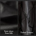 Laurel - Tufted Semi-Sheer Shower Curtain - Black - Simple Home Plus