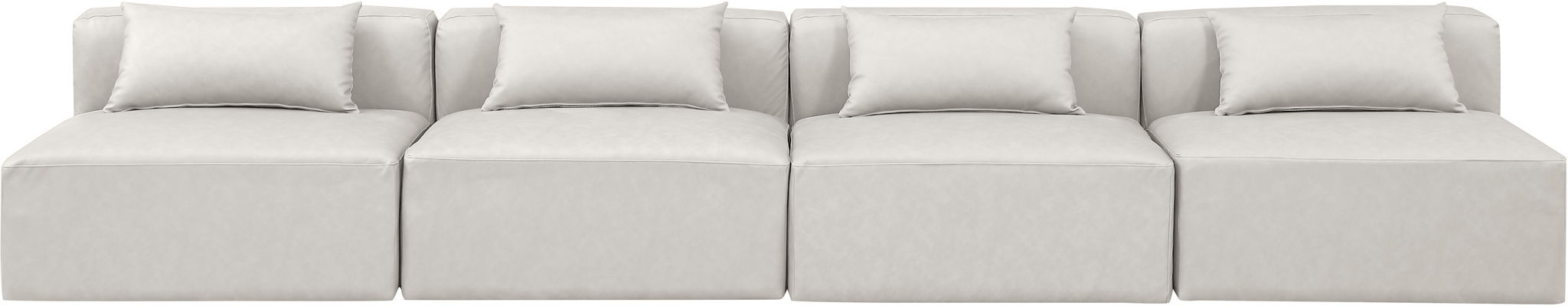 Cube - Modular 4 Seat Armless Sofa - Simple Home Plus