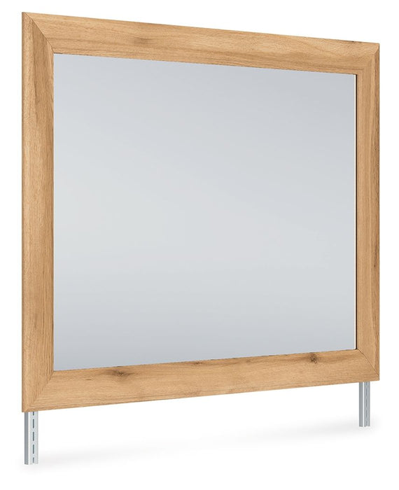 Aleaport - Warm Brown - Bedroom Mirror - Simple Home Plus