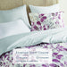 Gabby - King/California King Reversible Floral Botanical Seersucker Comforter Set - Plum/Gray - Simple Home Plus