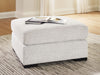 Misty-Lakes - Oversized Accent Ottoman - Chalk - Simple Home Plus