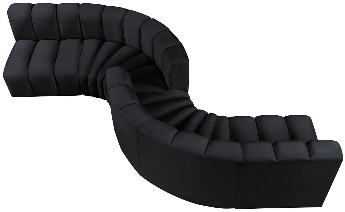 Arc - Velvet 6 Piece Modular Sofa - Simple Home Plus