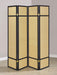 Pearce - 4-Panel Bamboo Room Divider Folding Screen - Natural - Simple Home Plus