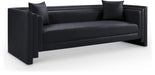 Everett - Vegan Leather Upholstered Sofa - Simple Home Plus