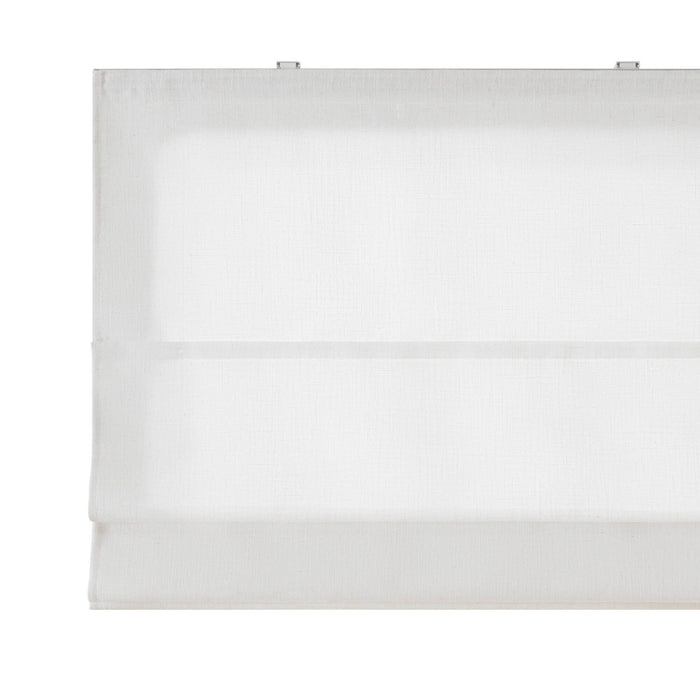 Emery - 64" x 35" Cordless Roman Shade - White