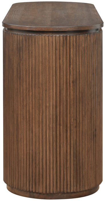 Astrid - Solid Wood And Oak Veneer Desk - Simple Home Plus