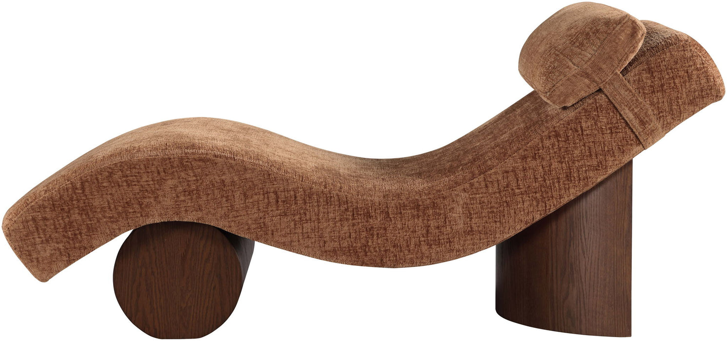 Marcella - Chaise Lounge - Walnut Base - Simple Home Plus