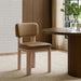 Paloma - Vegan Leather Upholstered Dining Chair (Set of 2) - Tan / Rich Natural - Simple Home Plus