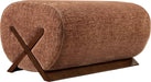 Akira - Fabric Upholstered Ottoman - Simple Home Plus