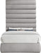 Adam - Boucle Fabric Bed With 89" Headboard - Simple Home Plus