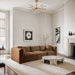Shaggy - Fabric 3 Seat Modular Sofa - Simple Home Plus