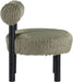 Ambre - Vegan Shearling Fabric Upholstered Accent Chair - Simple Home Plus