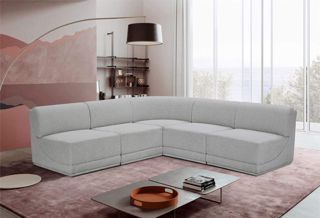 Ollie - 5 Piece Modular Sectional - Simple Home Plus