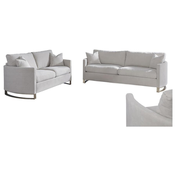 Corliss - Upholstered Arched Arm Sofa Set - Simple Home Plus