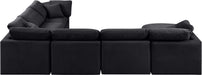 Indulge - Velvet 7 Piece Modular Sectional - Simple Home Plus
