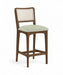 Atrium - Counter Stool With Brushed Brown Base (Set of 2) - Simple Home Plus