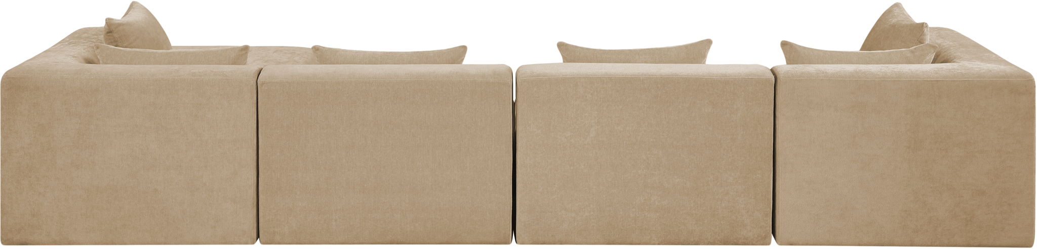 Stellar - 5 Piece Upholstered Modular Sectional - Simple Home Plus