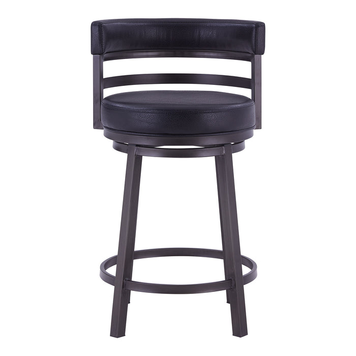 Madrid - Counter Height Swivel Bar Stool - Mineral - Simple Home Plus