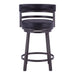 Madrid - Counter Height Swivel Bar Stool - Mineral - Simple Home Plus