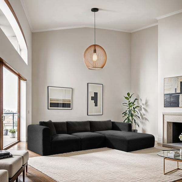 Shaggy - 3 Piece Modular Sectional