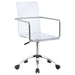 Amaturo - Acrylic Adjustable Home Office Desk Chair - Clear - Simple Home Plus