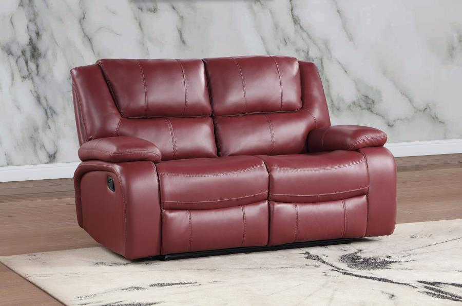 Camila - Upholstered Motion Reclining Loveseat - Simple Home Plus