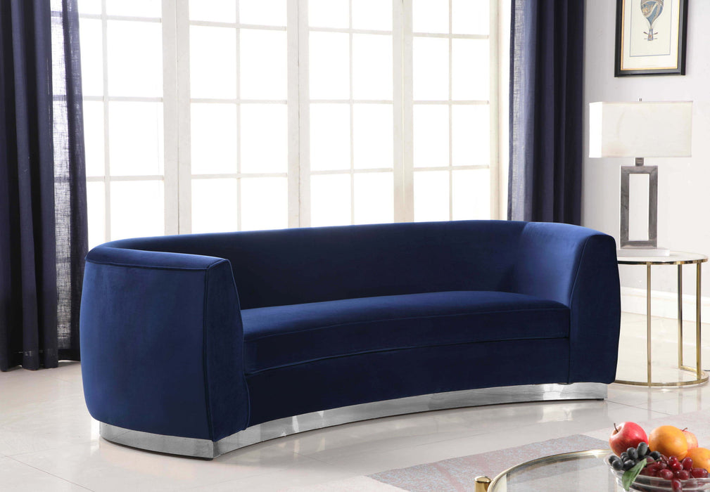 Julian - Sofa with Chrome Base - Simple Home Plus