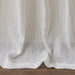 Harper - Solid Crushed Window Panel Pair - White - Simple Home Plus