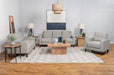Bowen - Upholstered Track Arm Tufted Sofa Set - Simple Home Plus