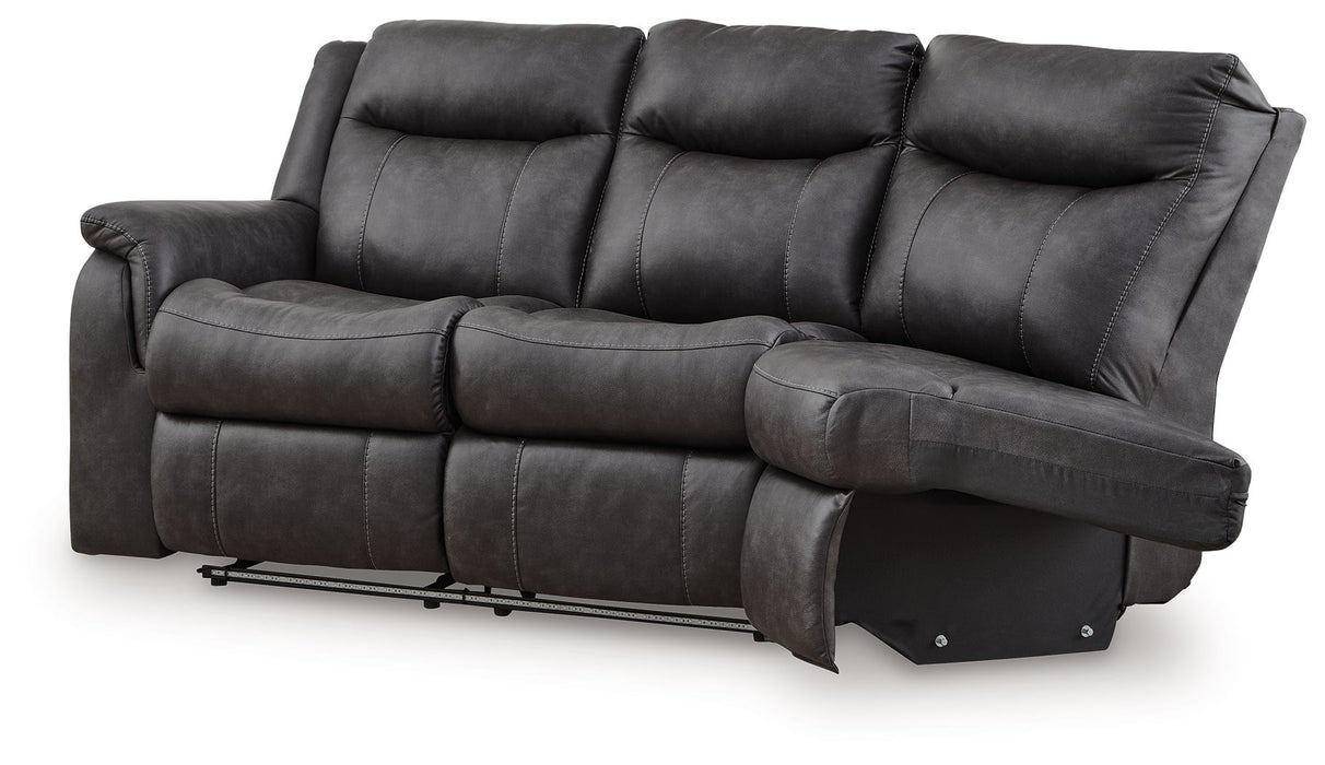 Sultan Meadow - LAF Reclining Loveseat - Eclipse - Simple Home Plus