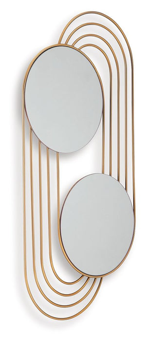 Warrenley - Gold Finish - Accent Mirror - Simple Home Plus