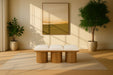 Pavilion - 3 Piece Modular Bench With Brown Base - Simple Home Plus