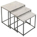 Medora - Marble Top Nesting Table Set - Simple Home Plus