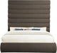 Adam - Boucle Fabric Bed With 89" Headboard - Simple Home Plus